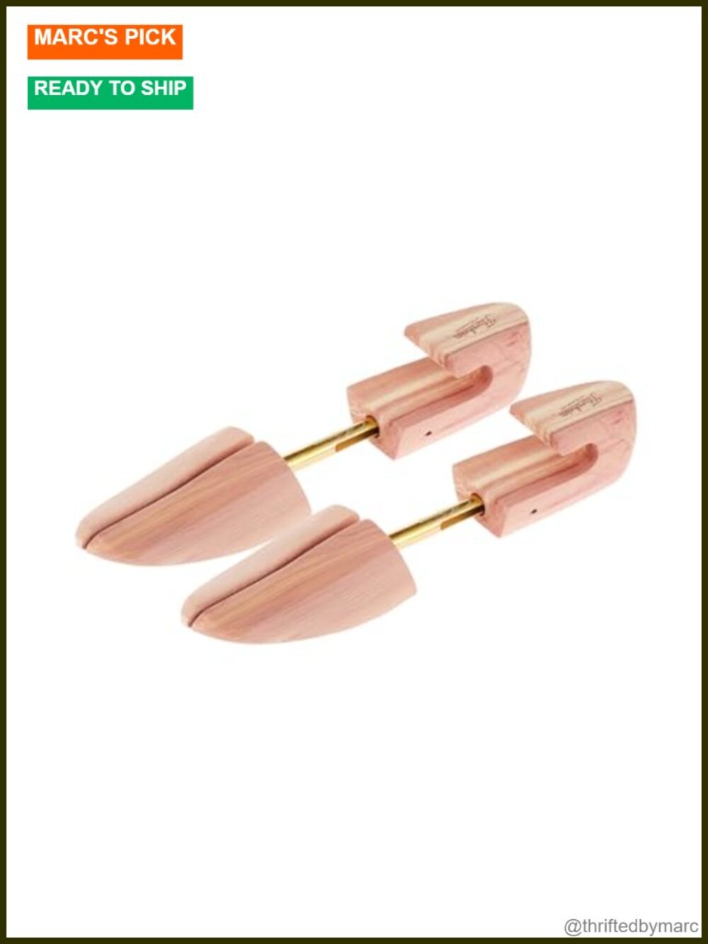 Full Cedar Shoe Trees Split Toe Spring Loaded Foot Shaped Moisture Wicking